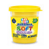 Masa de Moldear Soft Glitter 150g Amarillo - ACRILEX