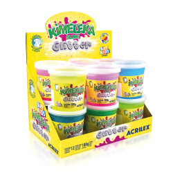 Slime Kimeleka Colores Surtidos Glitter 180g - ACRILEX