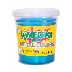 Slime Kimeleka Metal Colors 180g Azul - ACRILEX