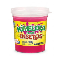 Slime Kimeleka Insectos Colores Surtidos 180g - ACRILEX