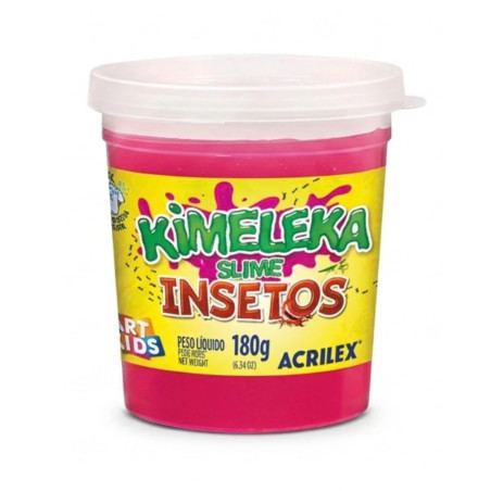 Slime Kimeleka Insectos Colores Surtidos 180g - ACRILEX