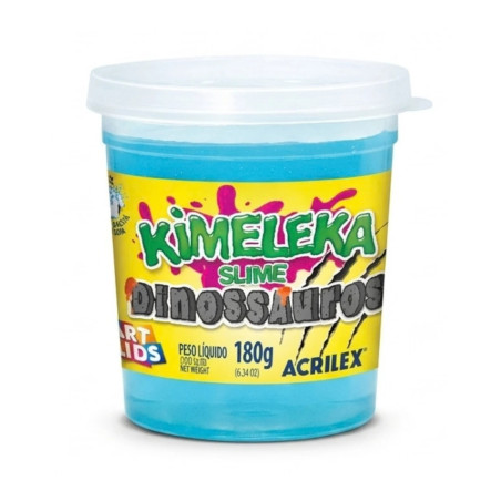 Slime Kimeleka Dinosaurios Colores Surtidos 180g - ACRILEX