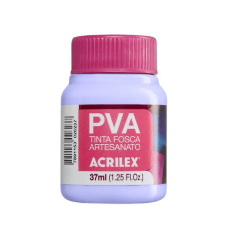 Pintura para Artesanía PVA Lila Bebé 37ml, ACRILEX