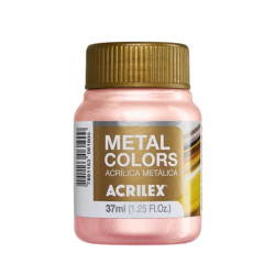 Pintura Acrílica Metal Colors Rose Gold 37ml, ACRILEX
