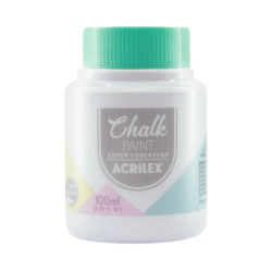 Pintura Tizada Chalk Paint 100ml Blanco Polar - ACRILEX