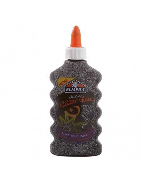 Pegamento glitter glue silver 6OZ, ELMERS