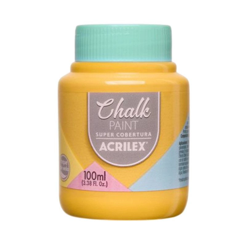 Pintura Tizada Chalk Paint 100ml Curcuma - ACRILEX
