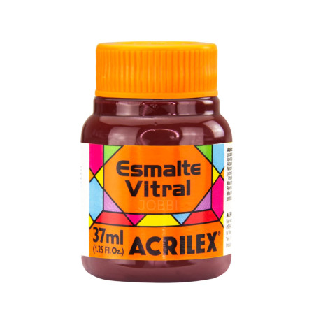 Esmalte Vitral 37ml Rojo Escarlata - ACRILEX