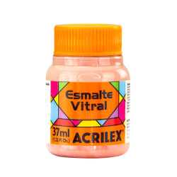Esmalte Vitral 37ml Amarillo Durazno - ACRILEX