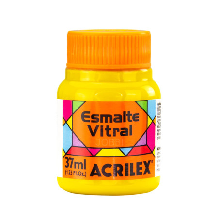 Esmalte Vitral 37ml Amarillo - ACRILEX
