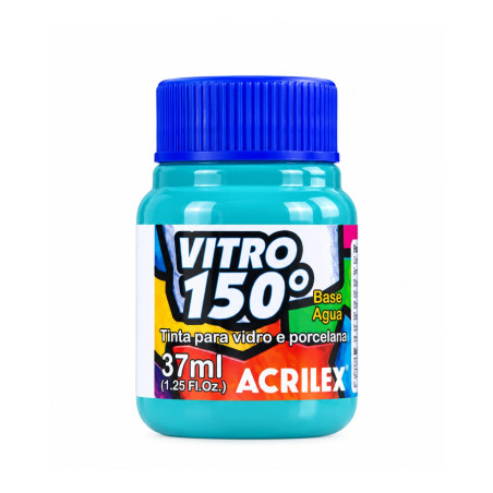 Pintura para Vidrio Vitro 150 37ml Turquesa, ACRILEX