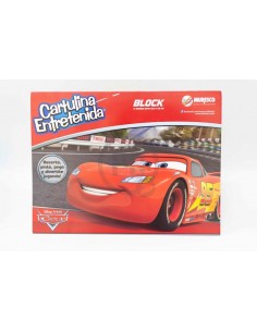 Block cartulina entretenida Cars, MURESCO