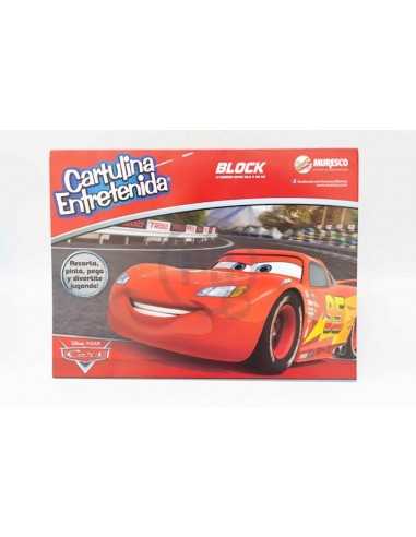 Block cartulina entretenida Cars, MURESCO