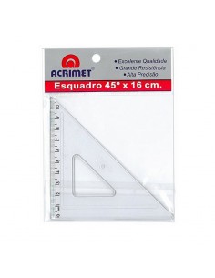 Escuadra de 45° x 16 cm, ACRIMET