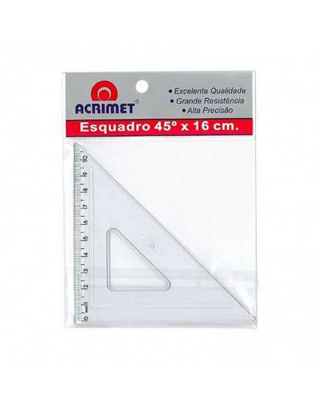 Escuadra de 45° x 16 cm, ACRIMET