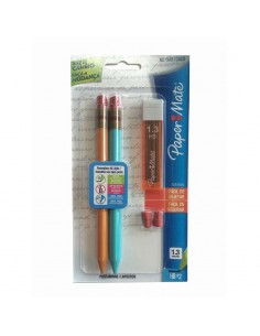 Set de portaminas 1.3 + minas, PAPER MATE