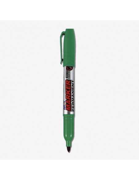 Marcador permanente verde, AMOS
