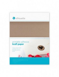 Hojas de adhesivos Papel kraft, Silhouette