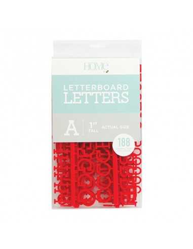 Troquelado de letras rojas, DCWV Troquelado de letras rojas, DCWV