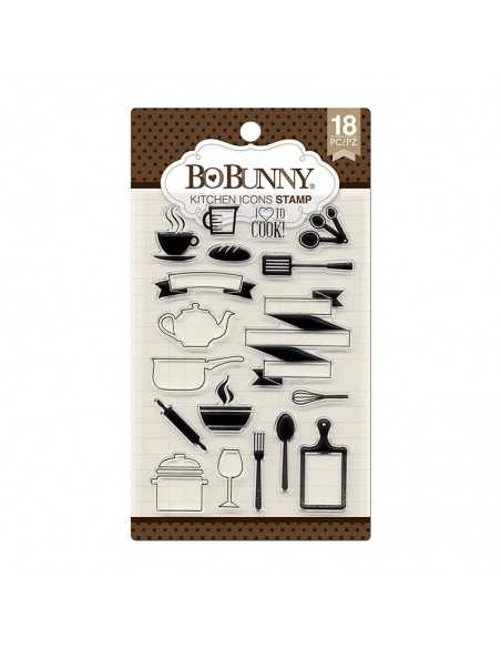 Sello de iconos de cocina, BOBUNNY