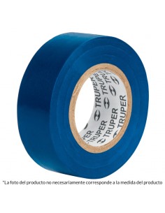 Cinta de aislar 18M azul, TRUPER
