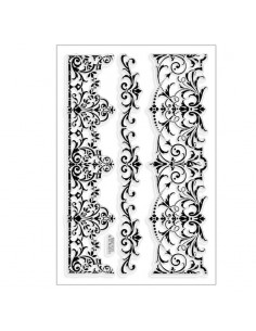 Sellos transparentes "Bordes elegantes", STAMPENDOUS