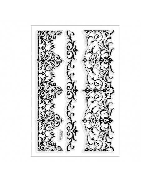 Sellos transparentes "Bordes elegantes", STAMPENDOUS