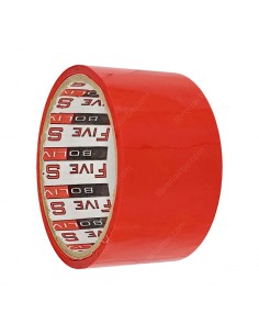 Cinta de embalaje roja, FIVE STICK