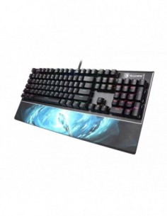 Teclado para juegos c/ teclas ópticas Light Strike, SADES