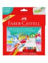 FABER CASTELL Lápices de Colores Acuarelables 60 unidades