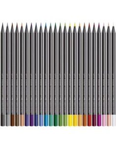 FABER-CASTELL Ecolápices de Color Supersoft 24 Colores
