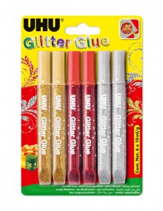 Pegamento gliter, UHU