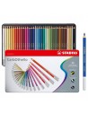 Estuche metálico 36 lápices tiza pastel, STABILO