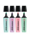Resaltador Boss 4 uds tono pastel, STABILO