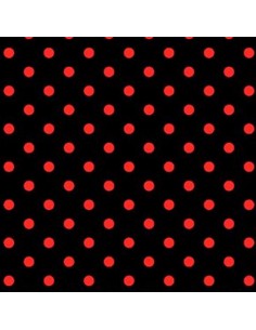 Papel lunar rojo fondo negro 50x70 cm