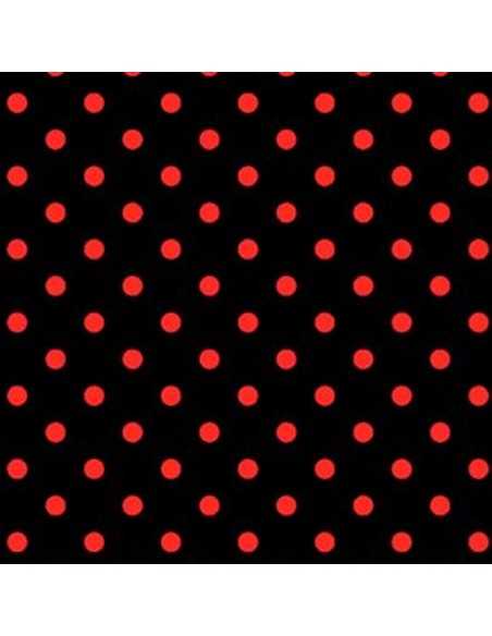 Papel lunar rojo fondo negro 50x70 cm