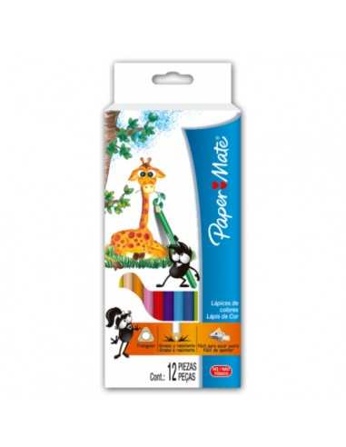 Lápices de 12 colores, PAPER MATE