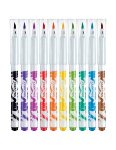 Marcadores con punta de pincel 10 uds Color peps, MAPED