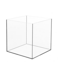 Caja acrílica sin tapa 30x30x30 cm