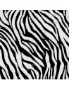 Papel crepe de zebras blancas con rayas negras, ACRICOLOR
