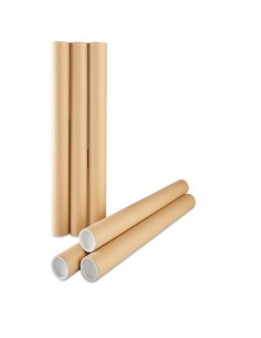 Tubo de embalaje  de  62mm de 1mts