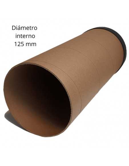 Tubo de embalaje  de  125mm de 1,52 mts
