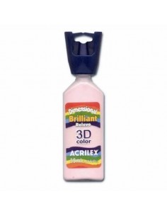 Dimensional relieve 3D color brillante rosa bebé 35ML, ACRILEX
