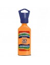 Tinta metálica dimensional relieve 3D naranja, ACRILEX