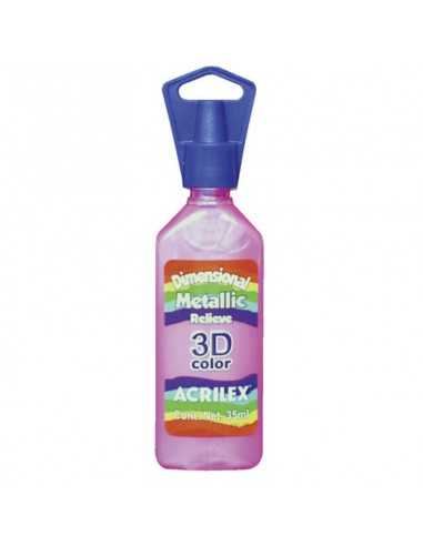 Tinta metálica dimensional relieve 3D...