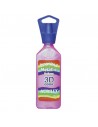 Tinta metálica dimensional relieve 3D rosa cintilante, ACRILEX