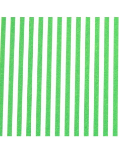 Cartulina a rayas verde y blanco doble cara 50 x 65 cm
