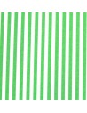 Cartulina a rayas verde y blanco doble cara 50 x 65 cm