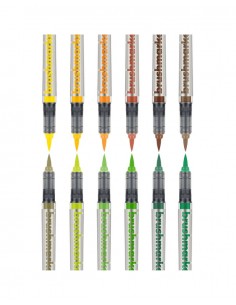 Brushmarker PRO Sun & Tree Colours 12 uds, KARIN