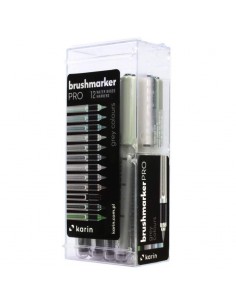 Brushmarker PRO Grey Colours, KARIN